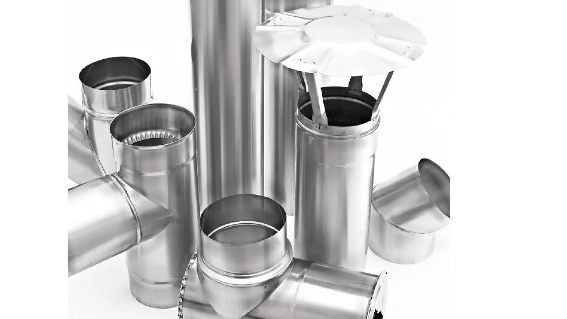 Дымоход AISI 430 одноконтурные 150х0.5 мм 0.25 м